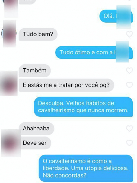 Quando Salazar levou uma tampa no Tinder