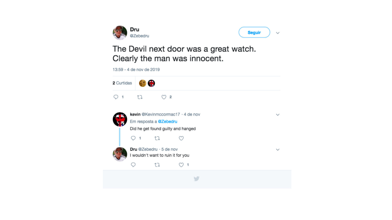 'The Devil Next Door' é o novo 'Making a Murderer' da internet