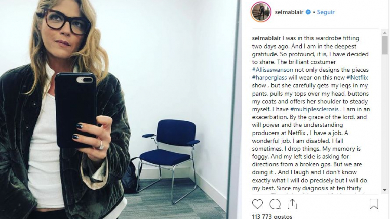 A luta de Selma Blair para viver com a esclerose múltipla