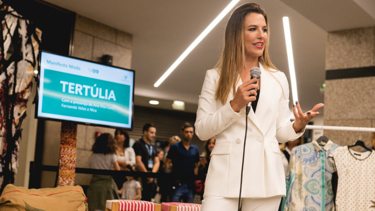 Apresentadora Ana Rita Clara no 'Manifesto Moda'