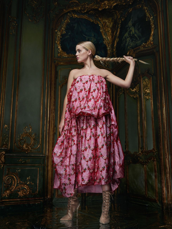 Para a produção fotográfica da 'Harper's Bazaar'