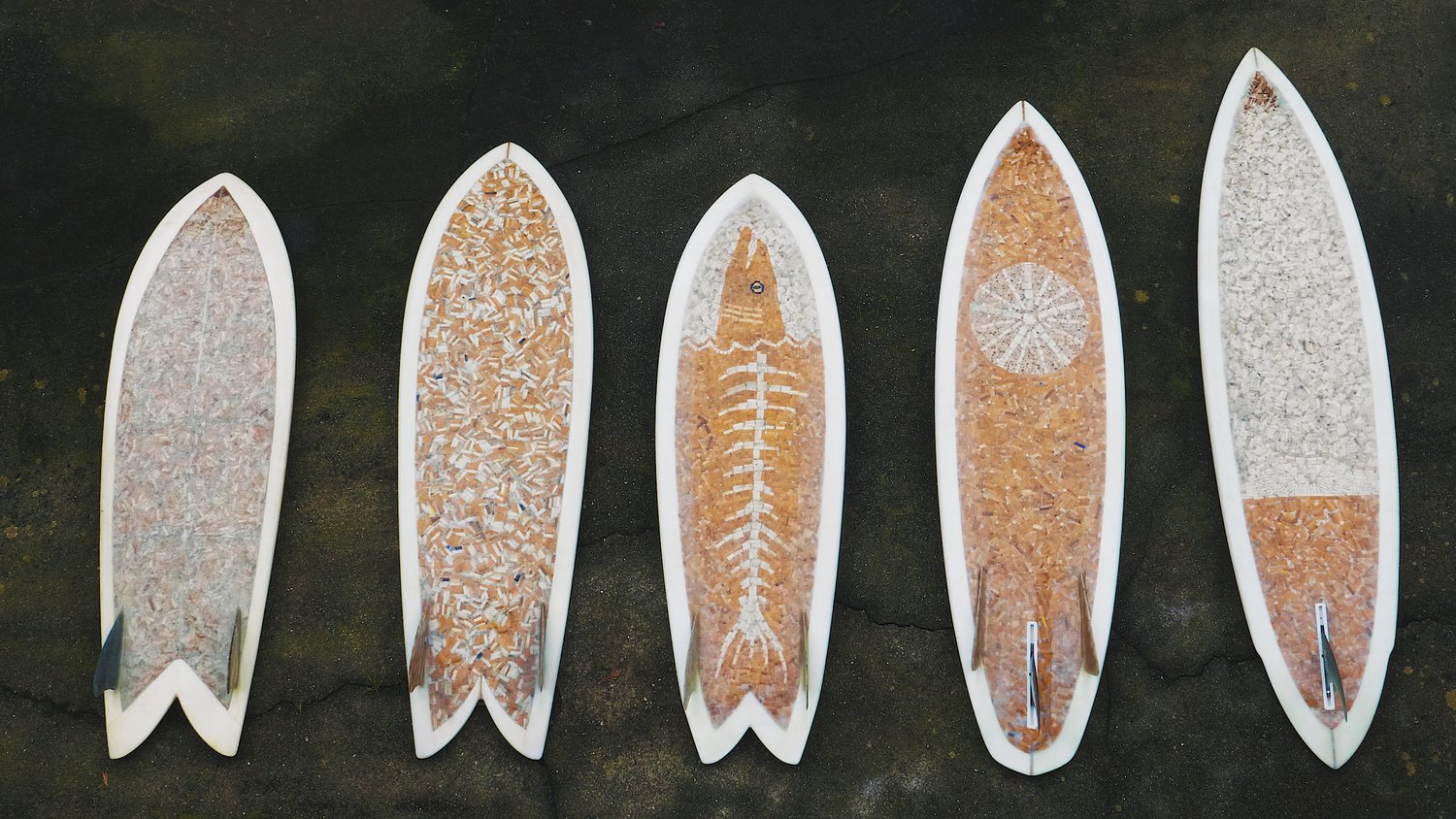 The Cigarette Surfboard. O projeto que transforma beatas em pranchas de surf