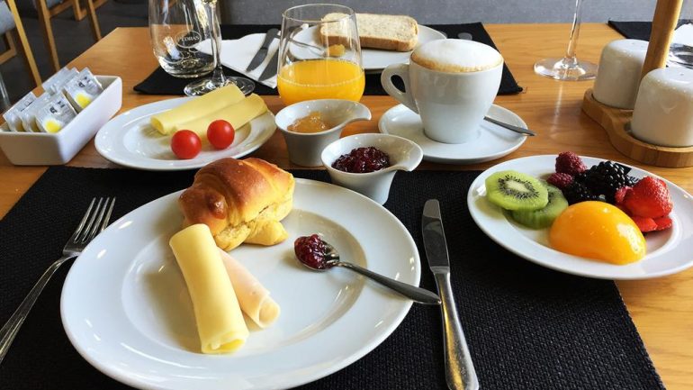 Os croissants eram maravilhosos